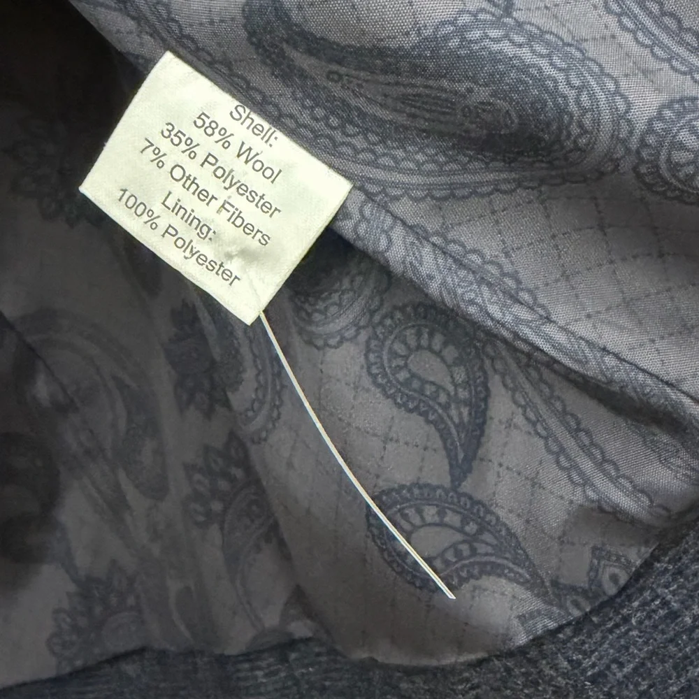 NWOT JOSEPH ABBOUD Paisley Wool Blend Button Up Formal Vest Bundle Size M